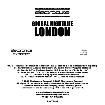 Electrocute ECUTE002 - CD