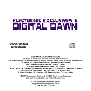 Electronica Exposed EECD015 - CD